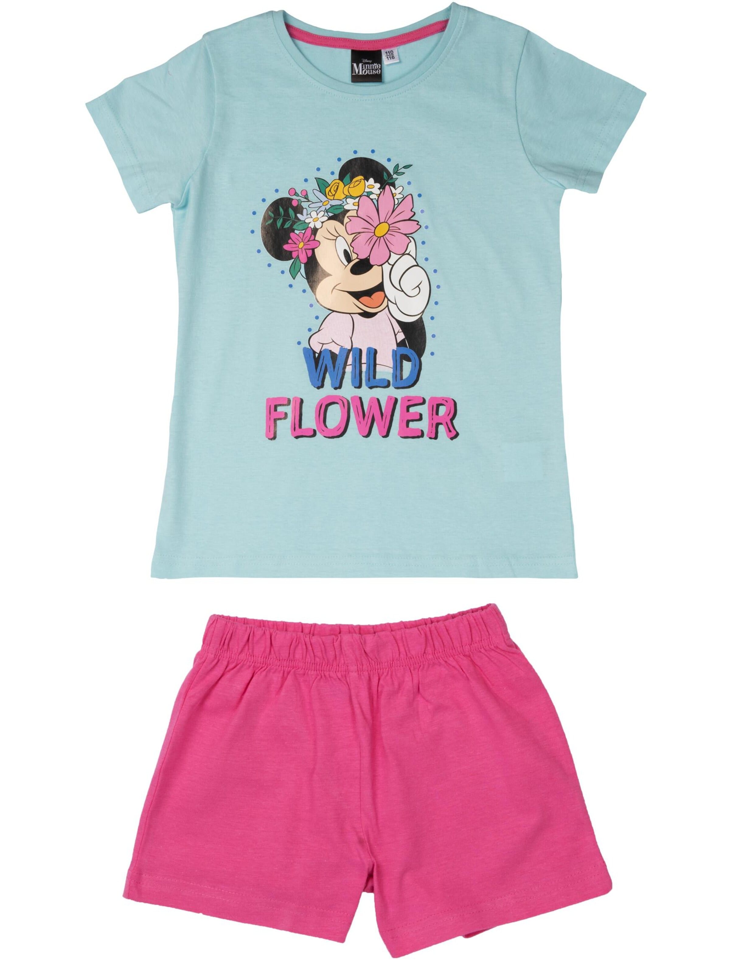 Disney Minnie Mouse Pajamas 'Wild flower' in Mixed colors: front