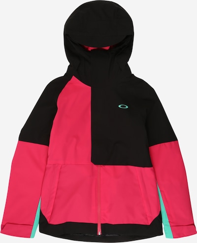 OAKLEY Sportjacke 'CAMELLIA' in mint / pink / schwarz, Produktansicht