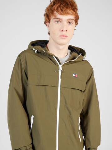 Tommy Jeans Ανοιξιάτικο ή φθινοπωρινό παρκά 'Chicago' σε πράσινο