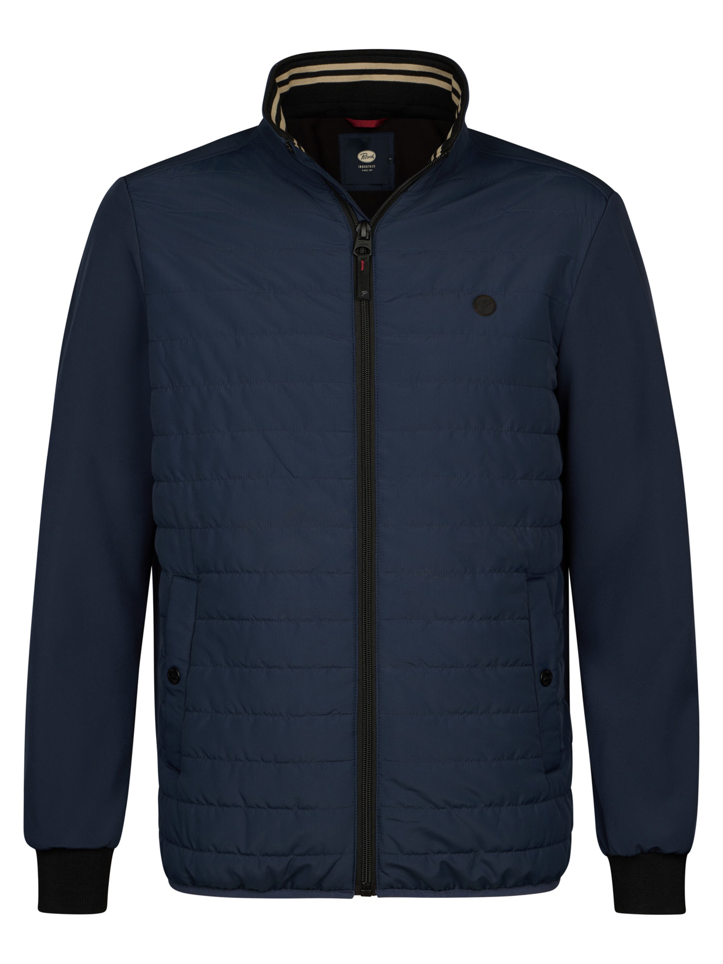 Petrol Industries Tussenjas 'Vaquita' in Blauw: voorkant