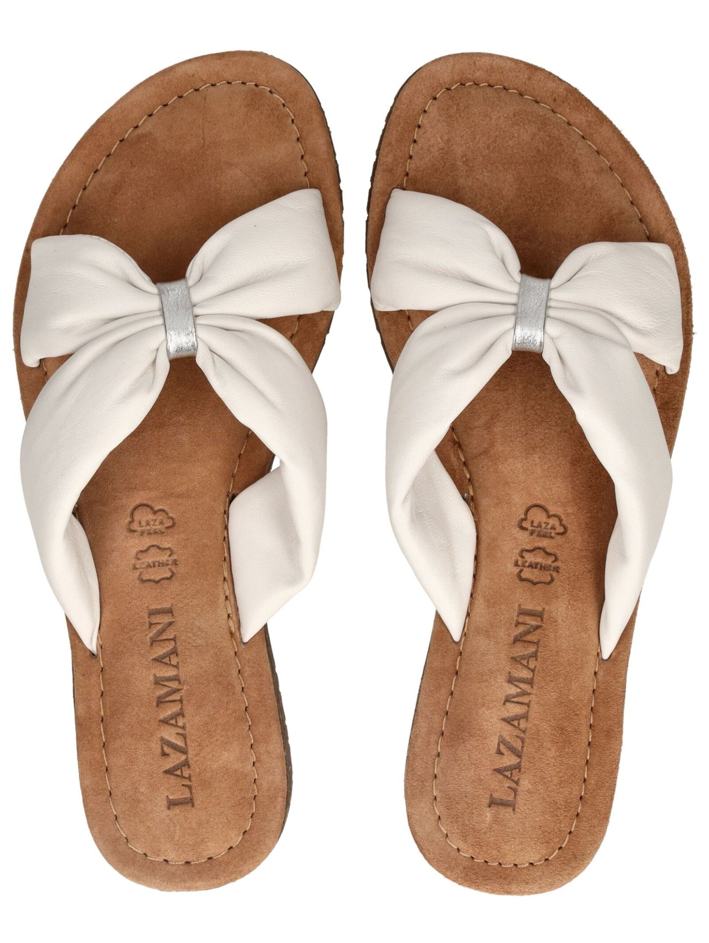 LAZAMANI Mules in White