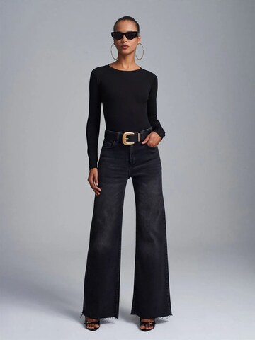 Body a maglietta di Dilvin in nero