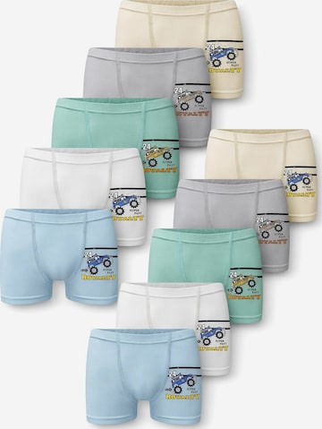 LOREZA Underpants 'Jungen Boxershorts Rallye' in Mixed colours: front