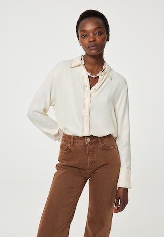 Fabienne Chapot Blouse in Beige: voorkant