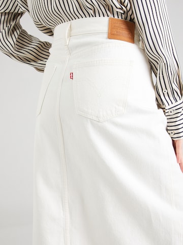 LEVI'S ® - Falda 'Ankle Column Skirt' en blanco