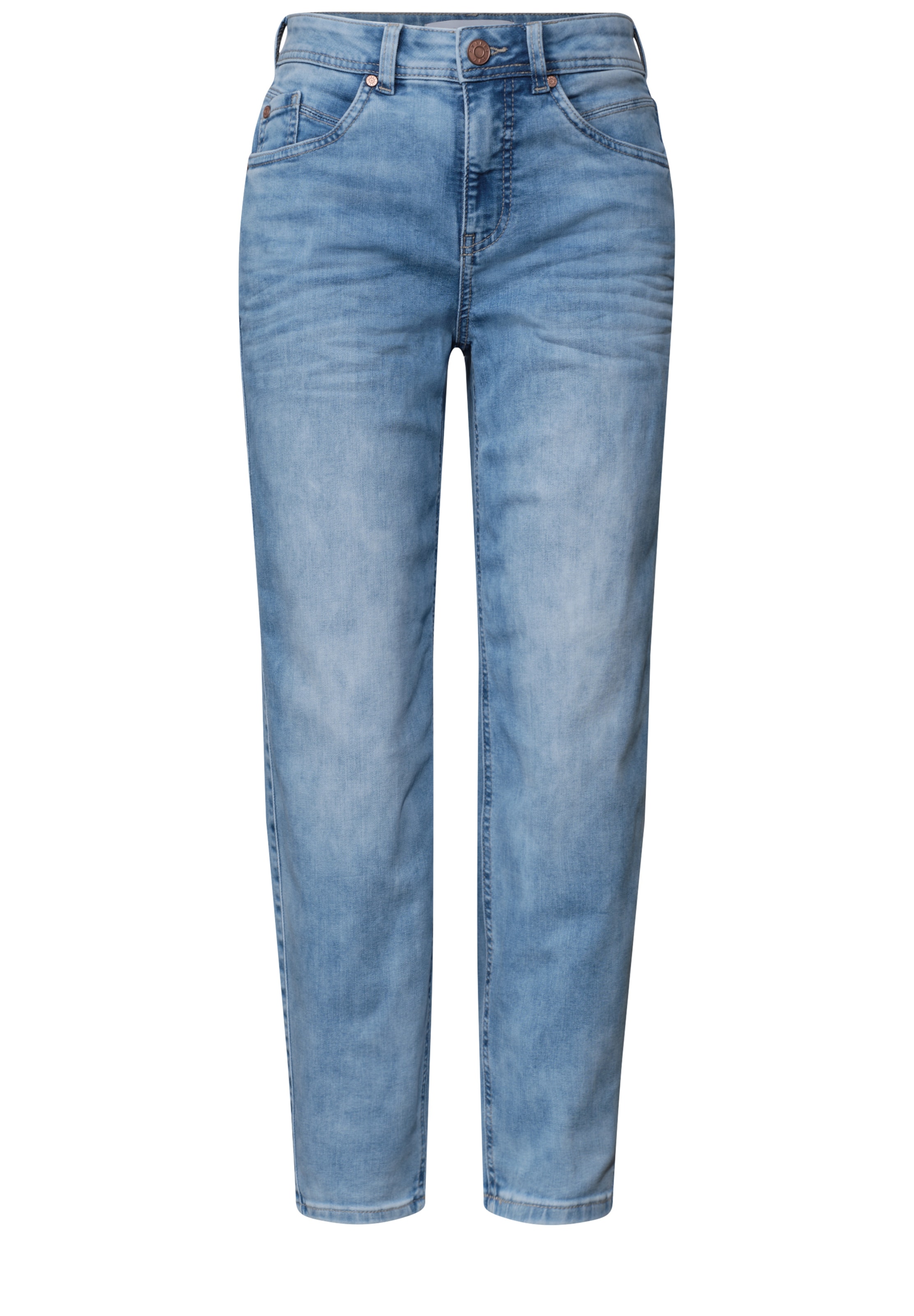 STREET ONE regular Jeans i blå: forside