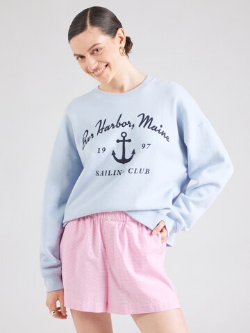 HOLLISTER Свитшот в Синий: спереди