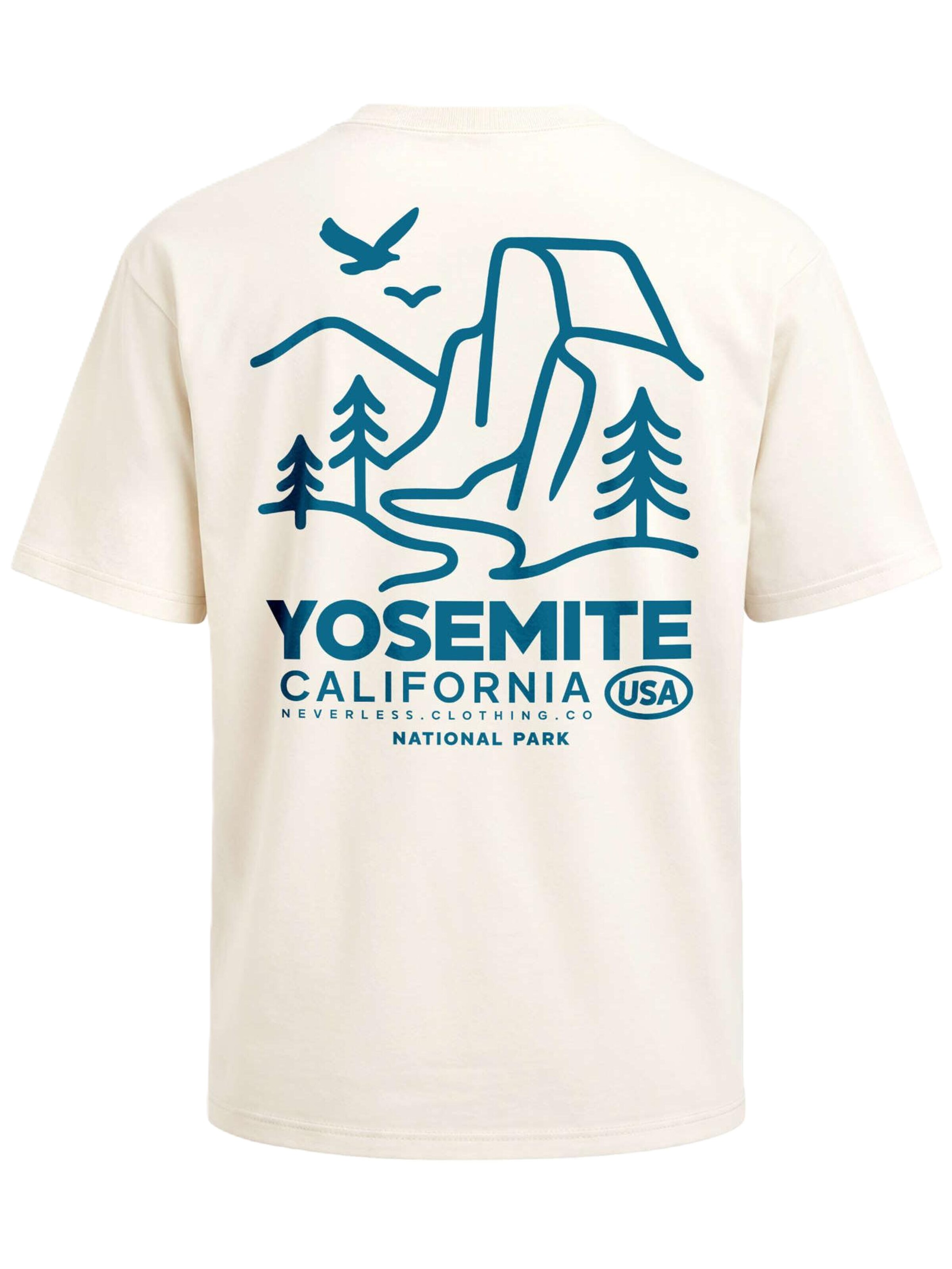 Neverless Shirt 'Yosemite Park' in Beige