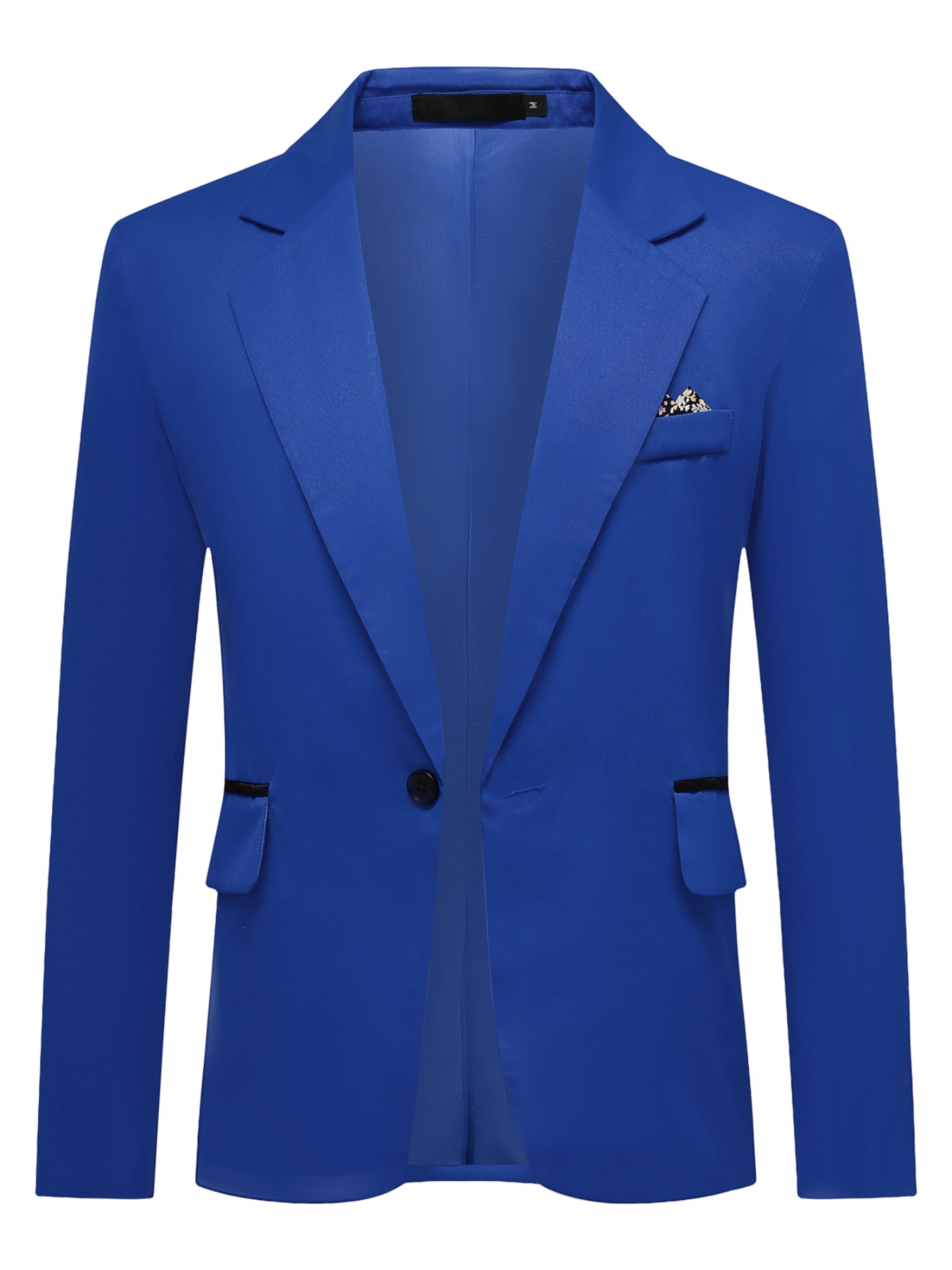 Youthup Suit Jacket in Blue: front