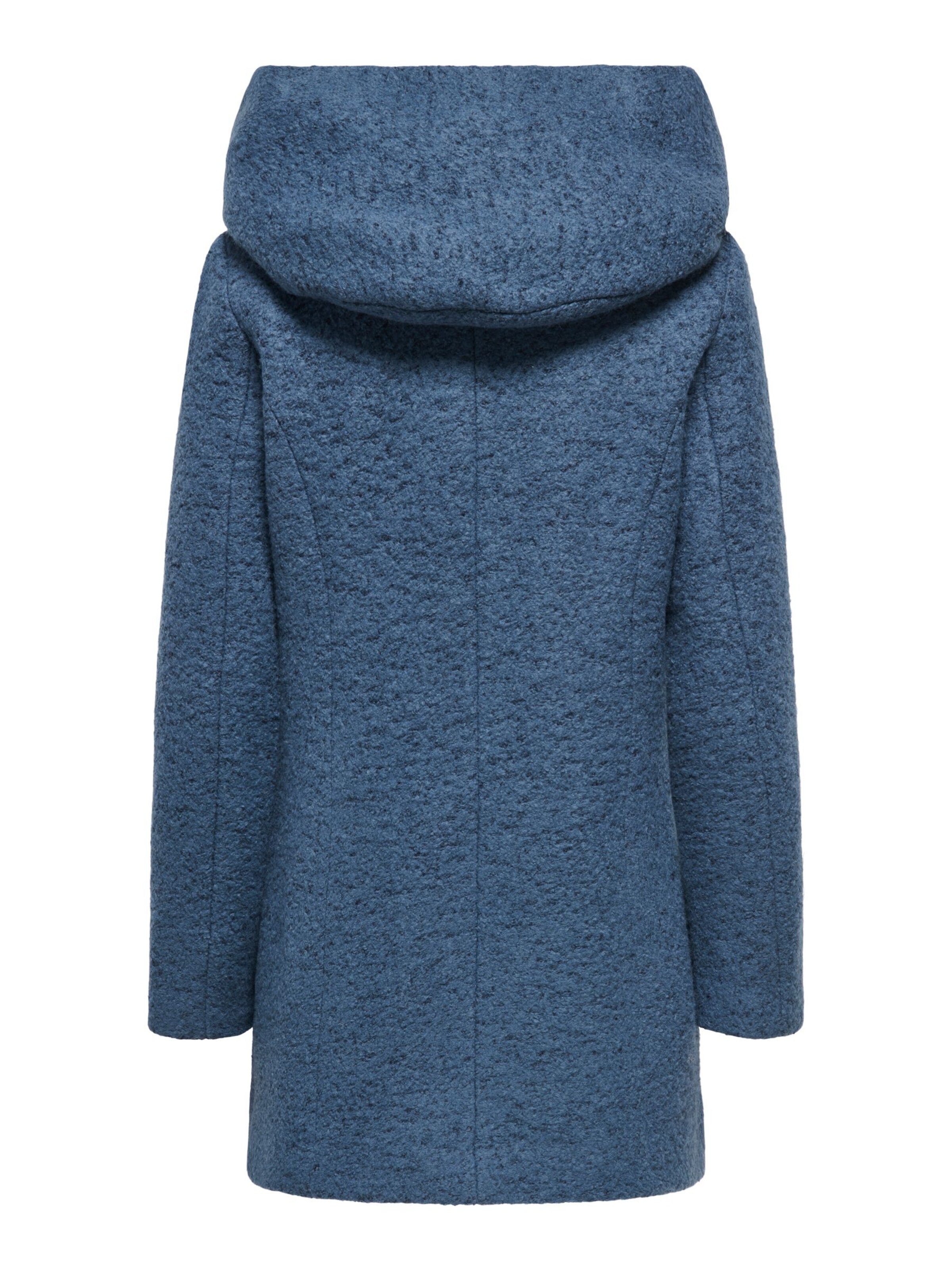 Manteau mi-saison 'SOPHIA' ONLY en bleu