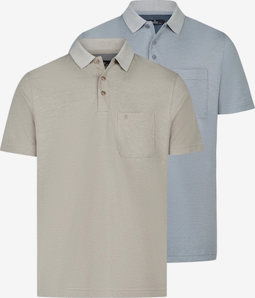 Ragman Shirt 'Basic' in Blue: front