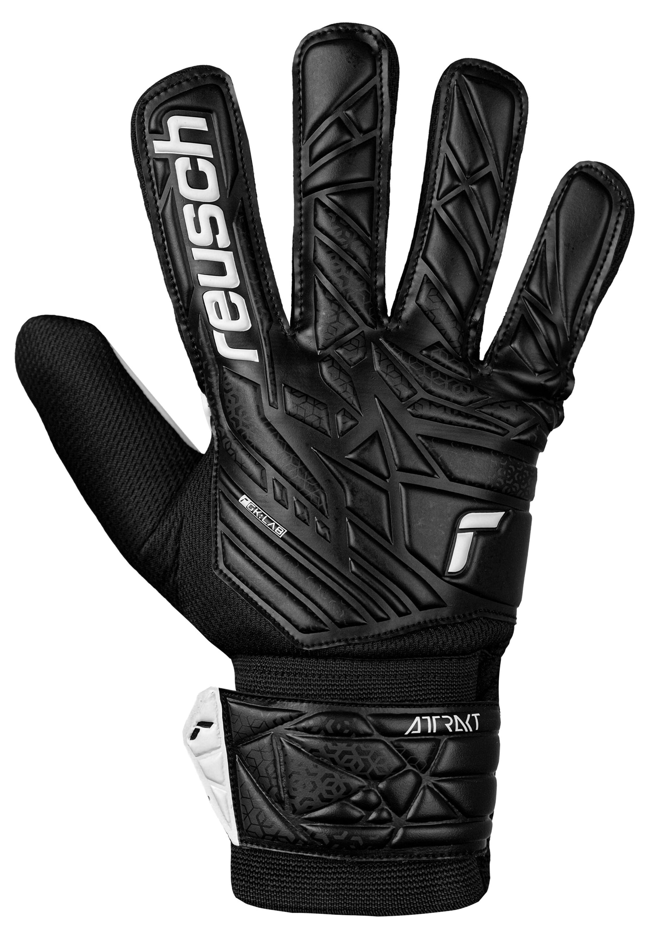 REUSCH Athletic Gloves 'Attrakt Starter Solid Junior' in Black