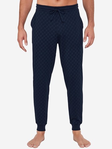 JOOP! Tapered Pajama Pants 'Leisure' in Blue