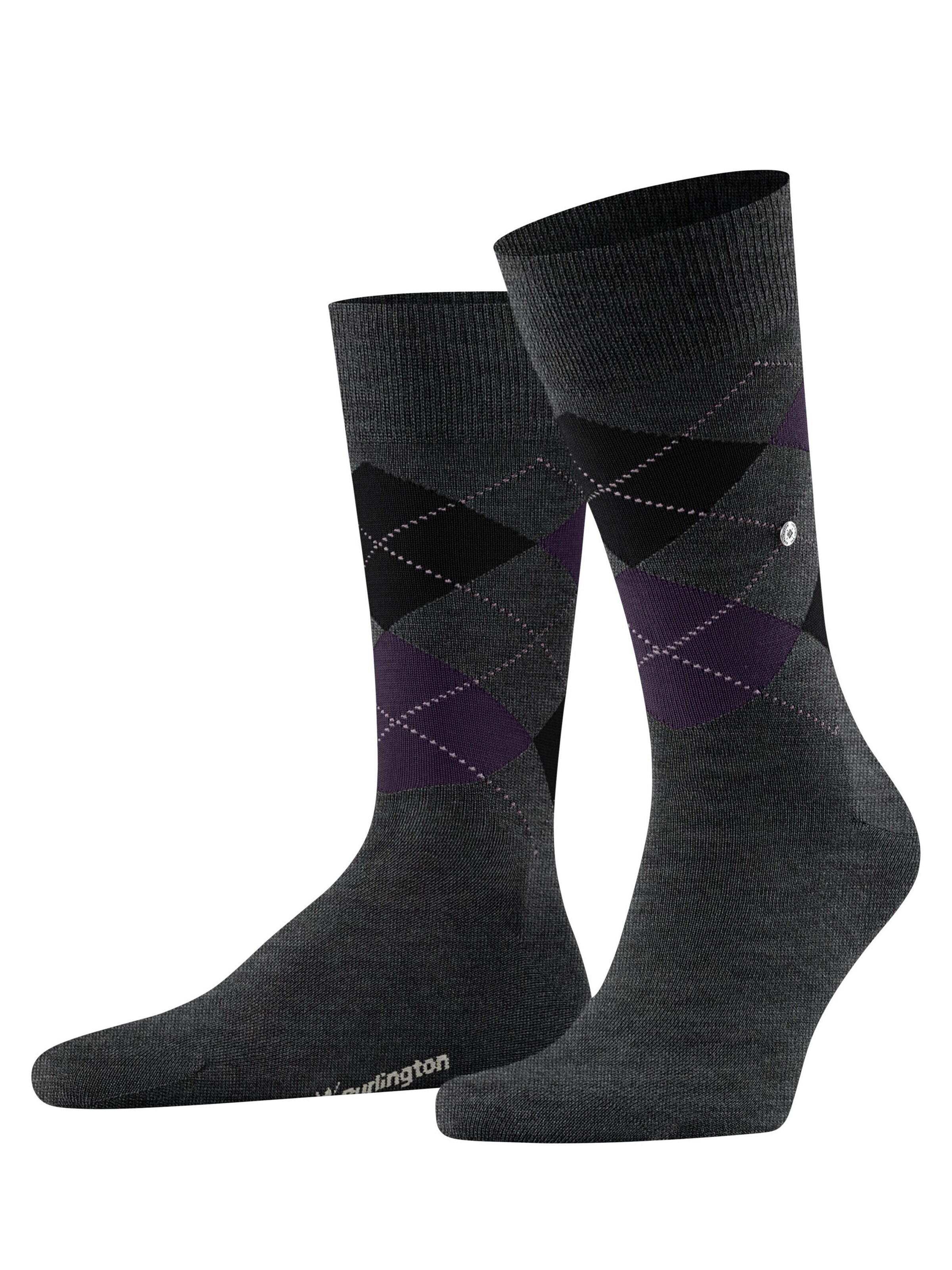 BURLINGTON Socken 'Edinburgh'‌‌‌‌‌‌‌ in Grau: Vorderseite