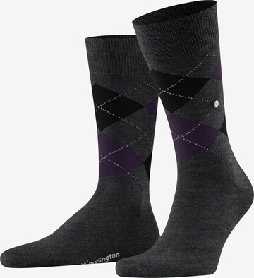 BURLINGTON Socken 'Edinburgh' in Grau: Vorderseite
