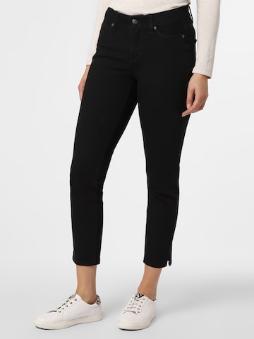 Cambio Slim fit Pants 'Piper' in Black: front