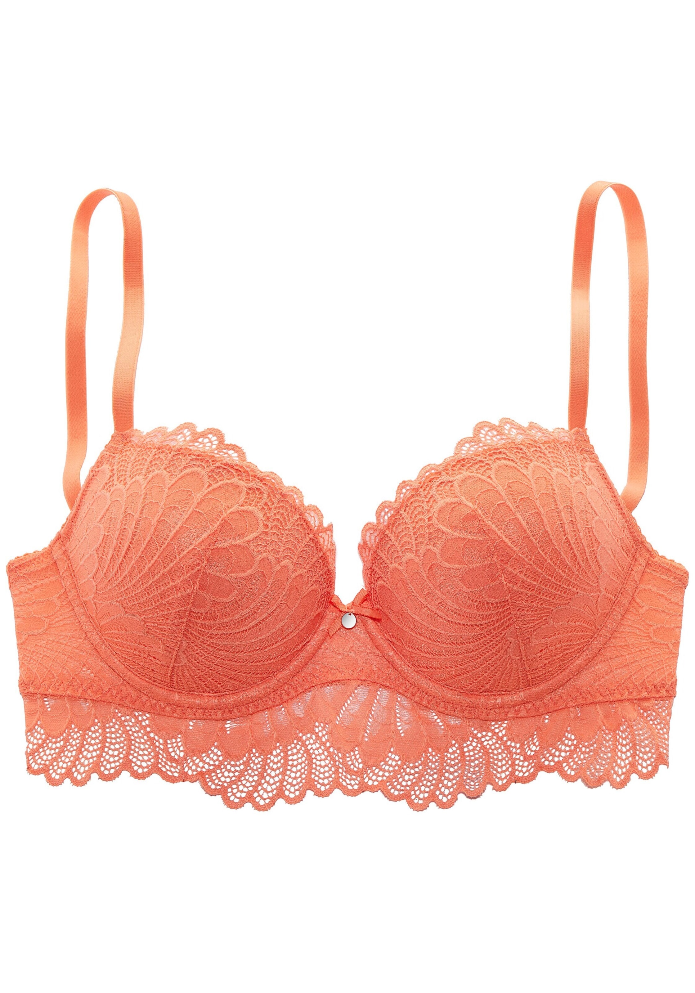 s.Oliver - Push-up Sujetador en naranja: frente