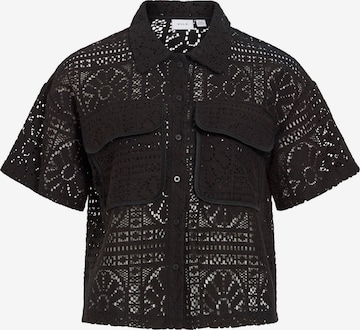 VILA Blouse 'VIMerinda' in Zwart: voorkant