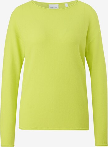 Pullover di comma casual identity in verde: frontale