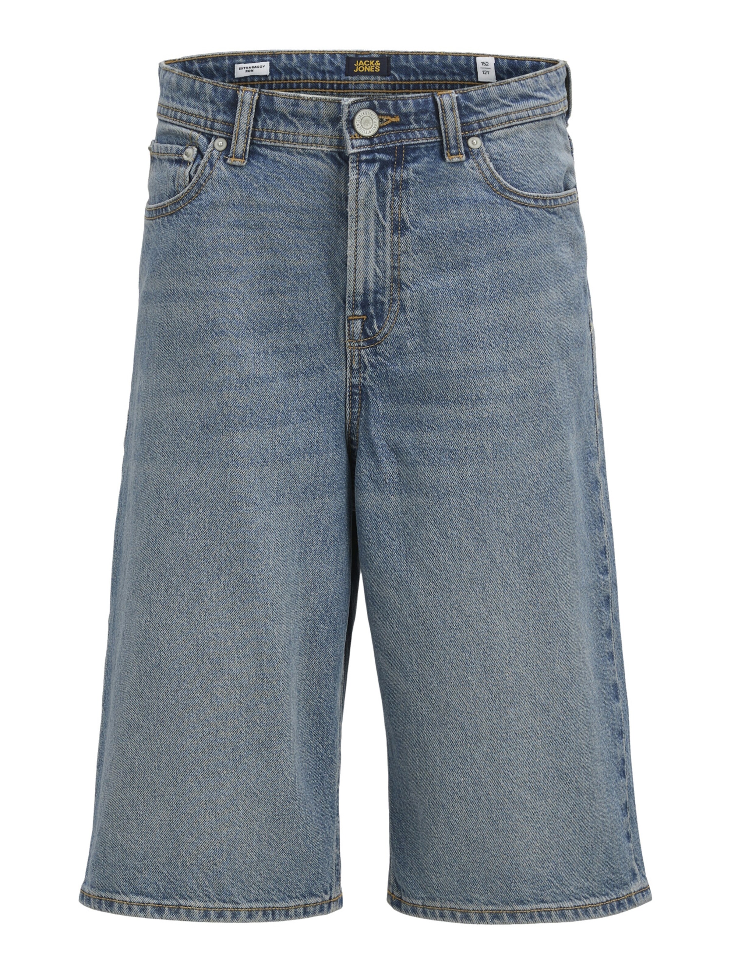 Jack & Jones Junior Regular Trousers 'Iron' in Blue: front