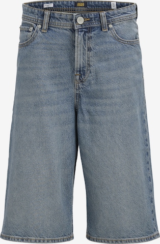 mėlyna Jack & Jones Junior Standartinis Kelnės 'Iron': priekis