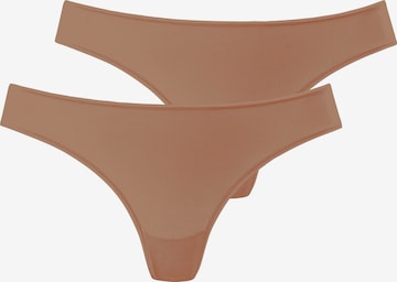 LASCANA String in Brown: front