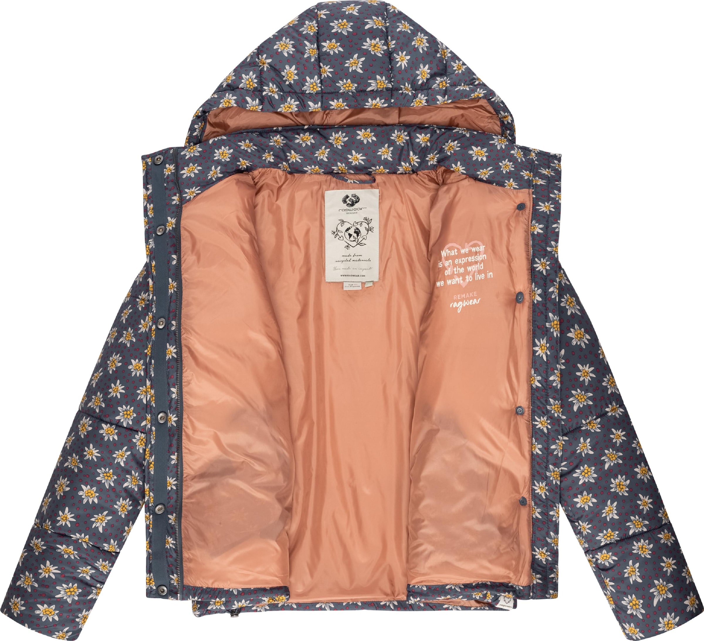 Veste d’hiver Ragwear en bleu