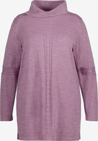 Ulla Popken Sweater in Purple: front