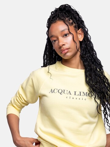 Acqua Limone Sweatshirt 'College Classic' i gul