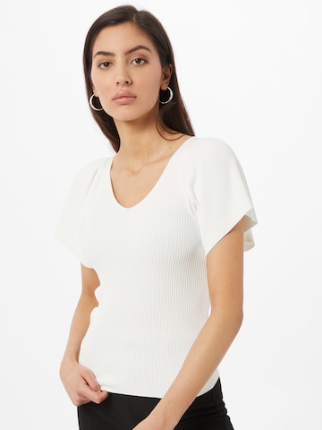 Pull-over ONLY en blanc : devant