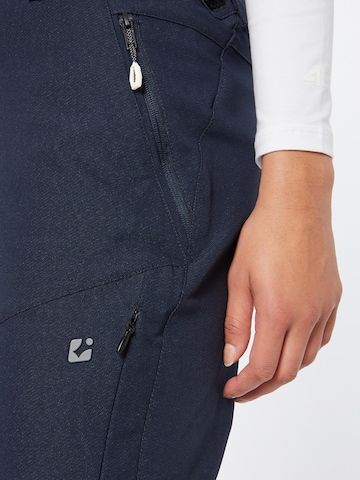 KILLTEC Normální Funkční kalhoty – modrá