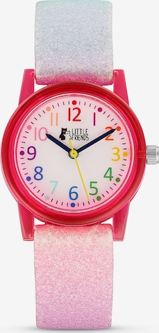 LITTLE FRIENDS Uhr in Pink: front