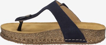 JOSEF SEIBEL T-Bar Sandals in Blue: front