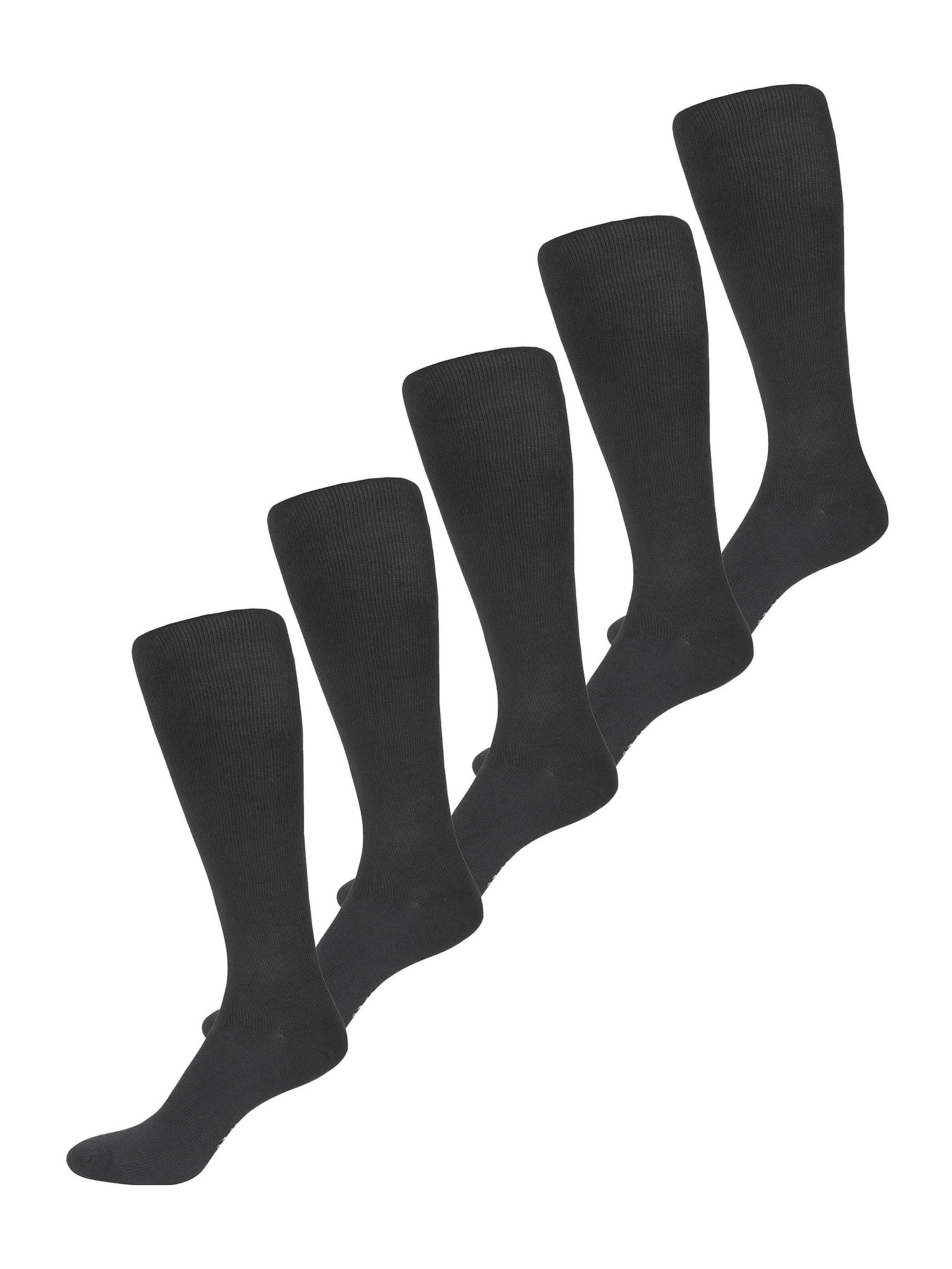 Nur Die Kniekousen ' Fit & Vital ohne Einschneiden ' in Grijs: voorkant