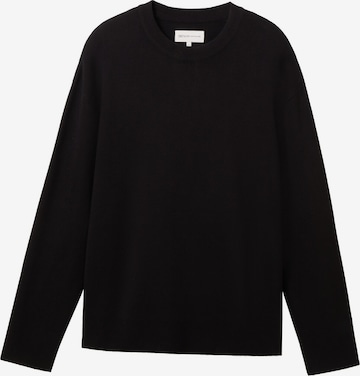 Pull-over TOM TAILOR DENIM en noir : devant