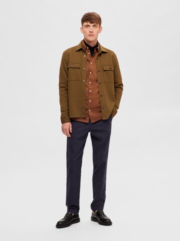 SELECTED HOMME Between-Season Jacket 'SLHJackie' in Green