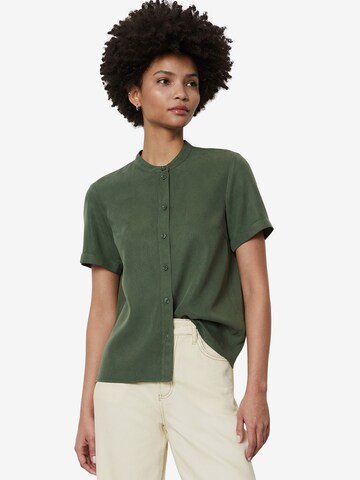 Marc O'Polo DENIM Blouse in Green: front