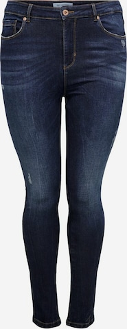 ONLY Carmakoma Regular Jeans in Blauw: voorkant