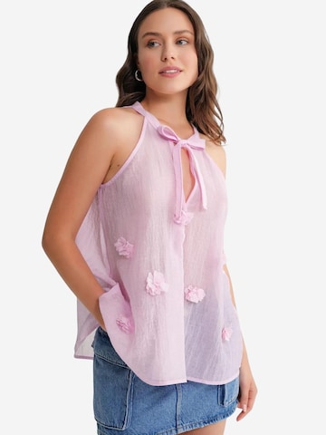 MixRay - Top em rosa