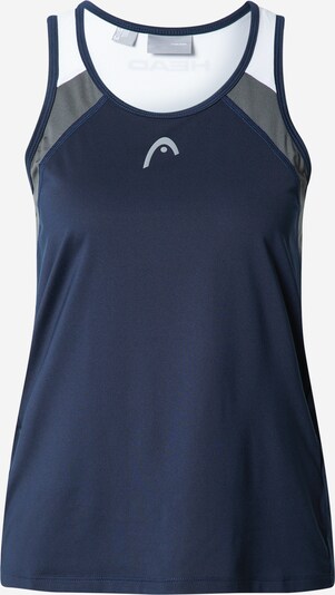 HEAD Sports top 'CLUB 22' in marine blue / Graphite / White, Item view