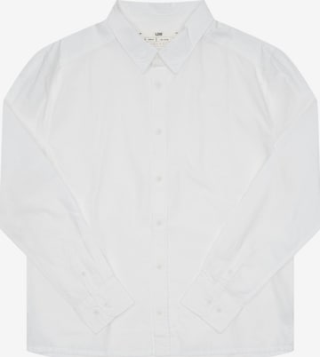 Chemise 'Charles' LDB en blanc : devant