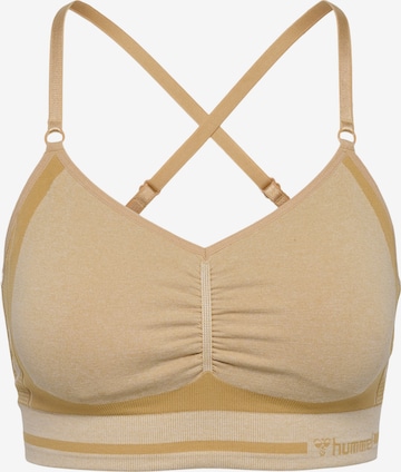Hummel Sports-BH 'lmt Lulu' i gul: forside