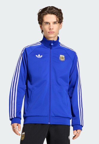 ADIDAS PERFORMANCE Functionele jas 'Argentinien Originals' in Blauw: voorkant
