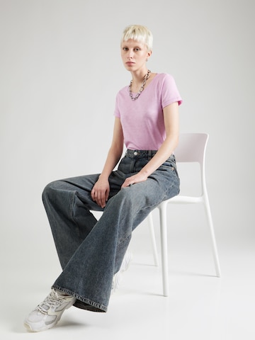 Sisley - Camisa em roxo