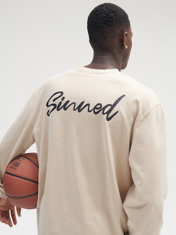 Sinned x ABOUT YOU Shirt 'David' in Beige