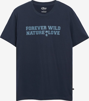 s.Oliver T-Shirt in Blau: Vorderseite