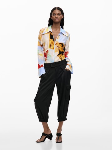 Desigual Loosefit Cargobroek in Zwart