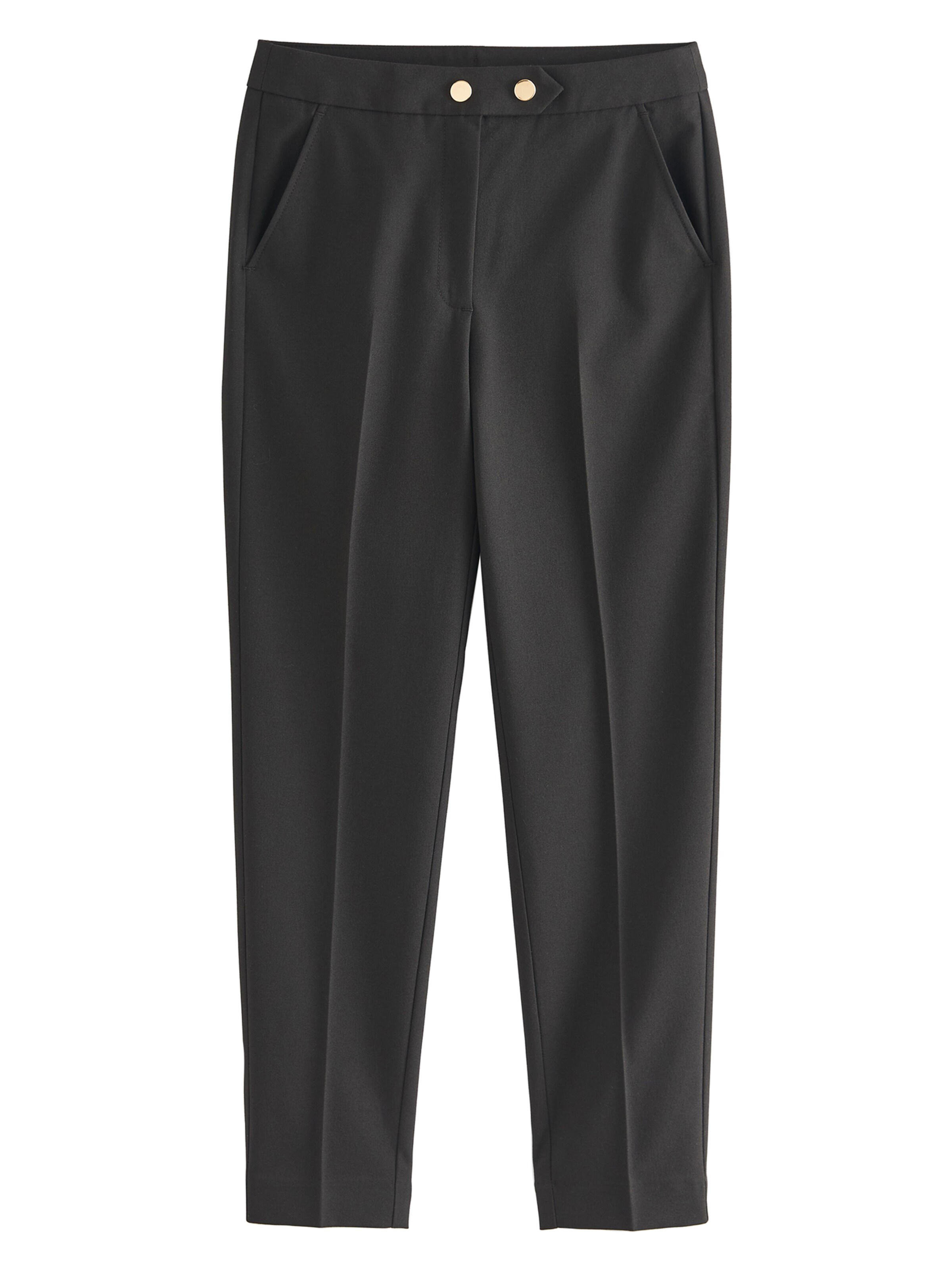 Next Slimfit Spodnie w kolorze czarny: przód