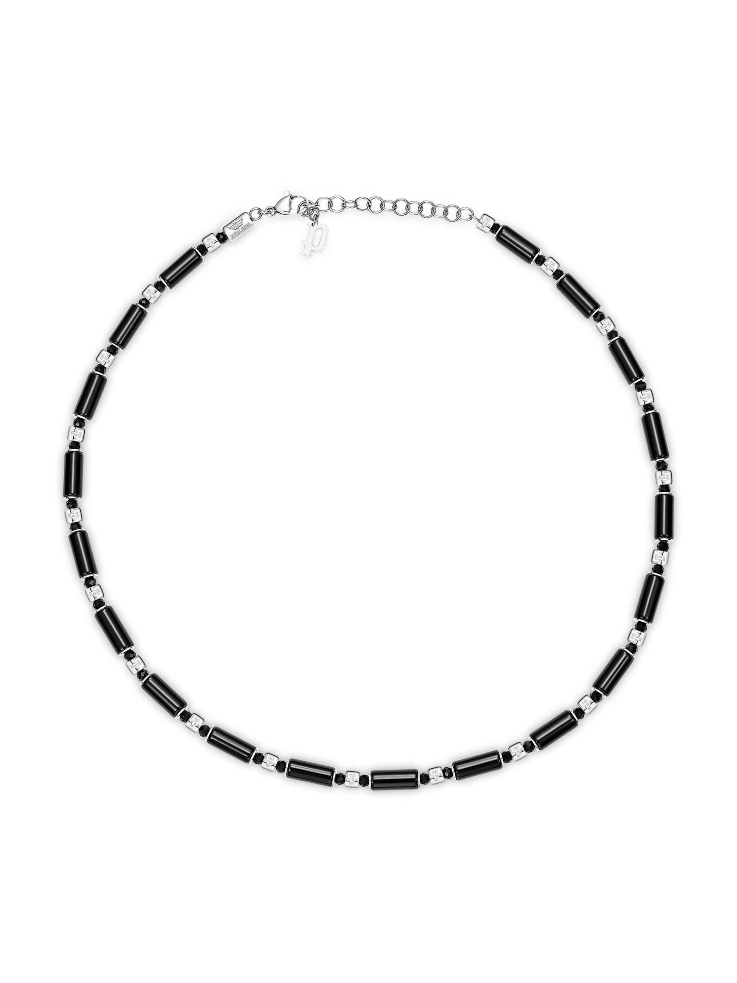 POLICE Necklace 'Silo' in Black: front