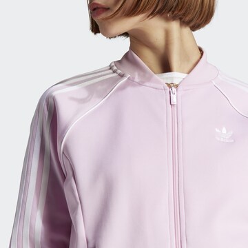 ADIDAS ORIGINALS Кофта на молнии 'Adicolor Classics Sst' в Ярко-розовый
